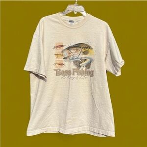Bass Fishing A Way of Life Tee Size X-Large
